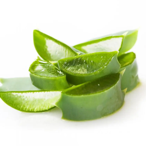 a group of aloe vera slices